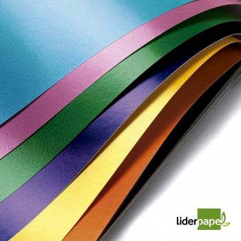 Bloc papel Charol 10 colores surtidos