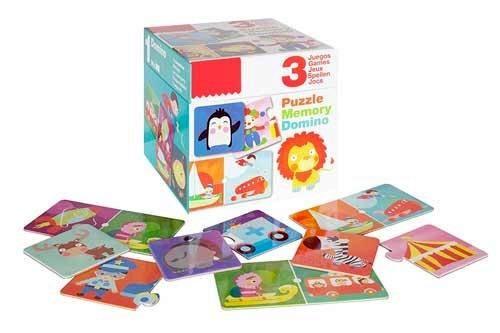 Pack puzzle + Dominó + Memory