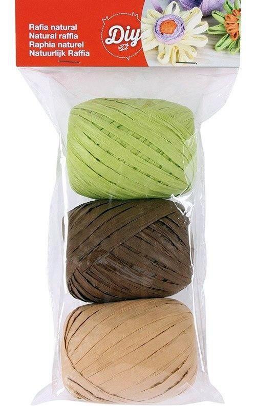 Rafia natural tonos nature