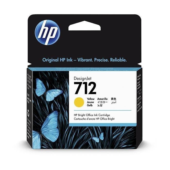 CARTUCHO HP TINTA AMARILLO Nº 712