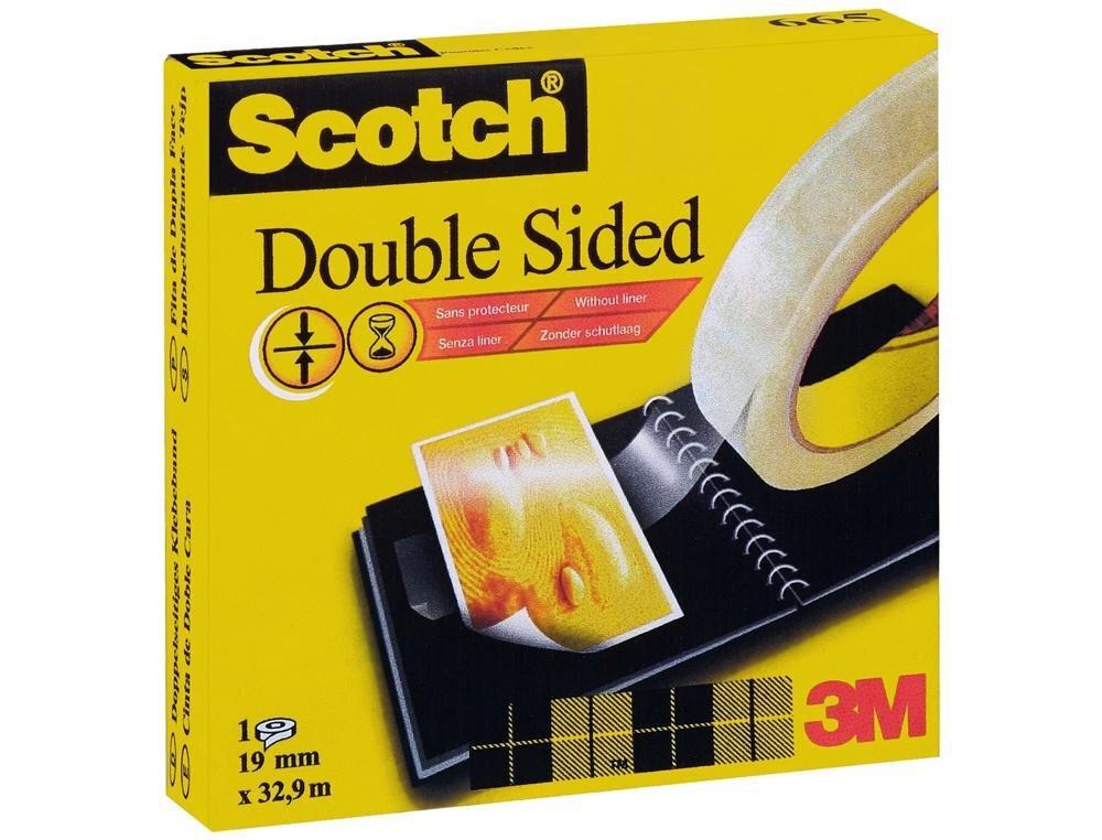 3M CINTA ADHESIVA SCOTCH DOBLE CARA 33X19