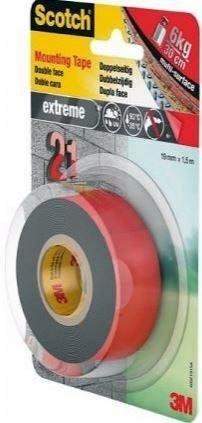 SCOTCH CINTA ADHESIVA DOBLE CARA EXTREME GRAN PESO 1,5X19