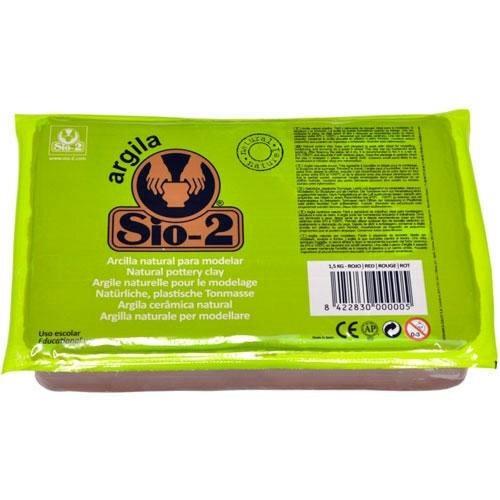 Arcilla SIO-2 paquete de 1,5 kg Roja