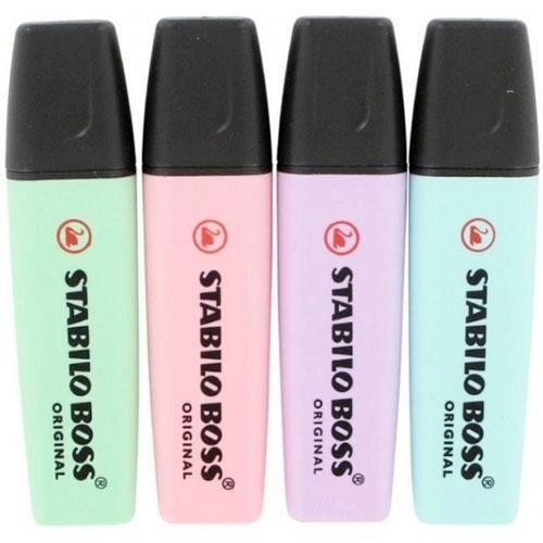 ESTUCHE FLUORECENTES STABILO BOSS PASTEL