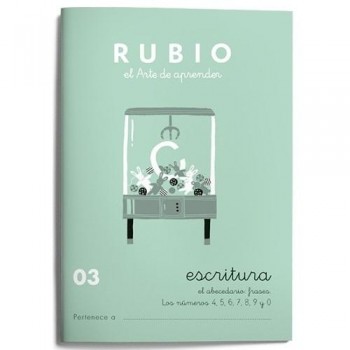 Cuaderno Escritura Rubio 03