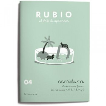 Cuaderno Escritura Rubio 04