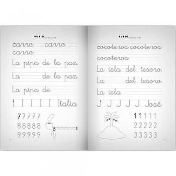 Cuaderno Escritura Rubio 06