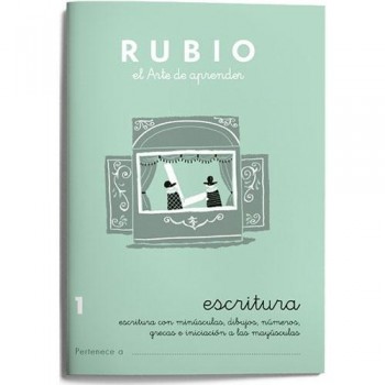 Cuaderno Escritura Rubio 1