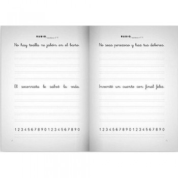 Cuaderno Escritura Rubio 11