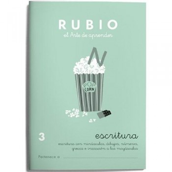 Cuaderno Escritura Rubio 3