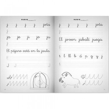 Cuaderno Escritura Rubio 3