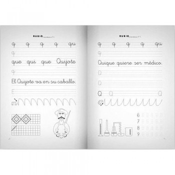 Cuaderno Escritura Rubio 4