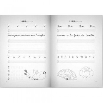 Cuaderno Escritura Rubio 7