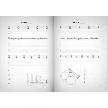 Cuaderno Escritura Rubio 7