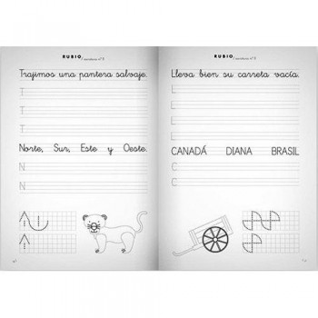 Cuaderno Escritura Rubio 8