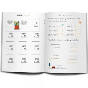 Cuaderno Problemas Rubio 3A