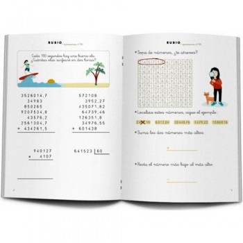 Cuaderno Problemas Rubio 6A