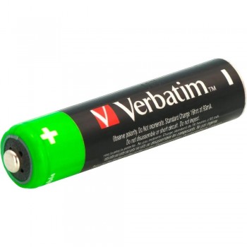 PILAS RECARGABLES VERBATIM  AAA LR03 1000MNH PACK 4 UNIDADES