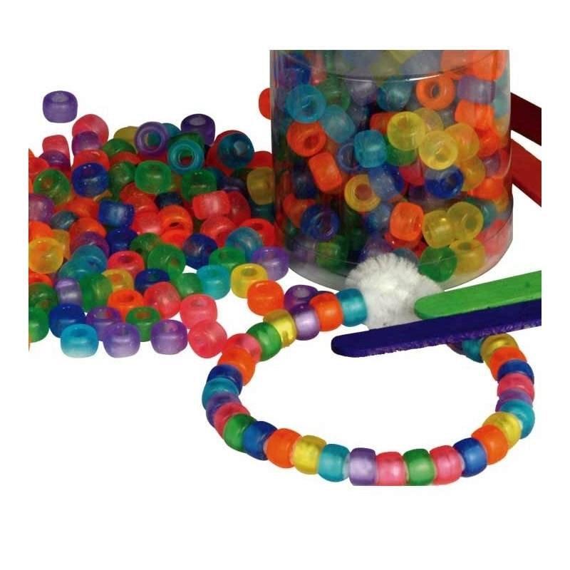 (23) ABALORIOS COLOR MATE BOTE 300 UNIDADES