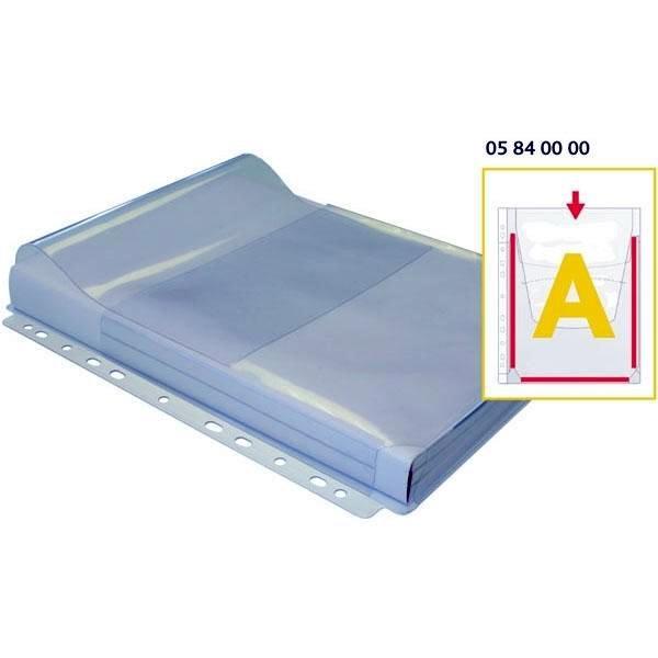 FUNDA MULTITALADRO FUELLE CON SOLAPA BOLSA DE 5 UNIDADES
