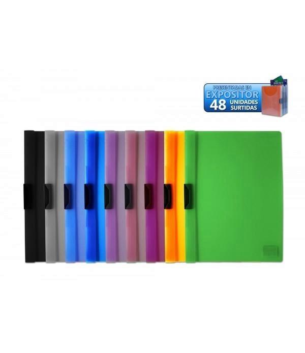 DOSSIER CLIP IT PINZA PLASTICO COLOR LINE
