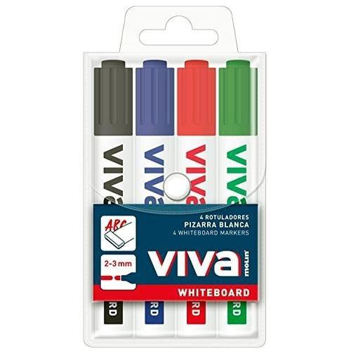Estuche 4 Rotuladores Pizarra