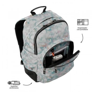 MOCHILA TOTTO RAYOL CORAZONES PASTEL 23