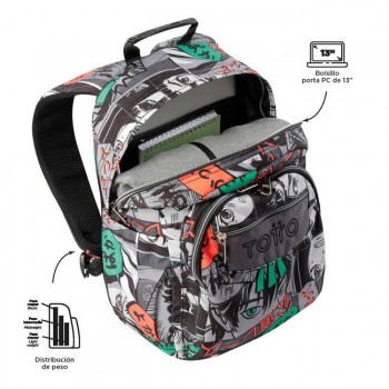 MOCHILA TOTTO GOMMAS MANGA 23