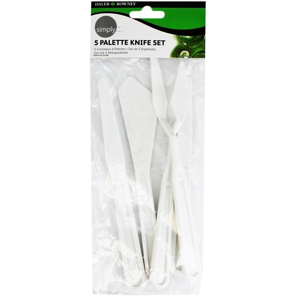 ESPATULAS PLÁSTICO 5 UNIDADES DALER ROWNEY