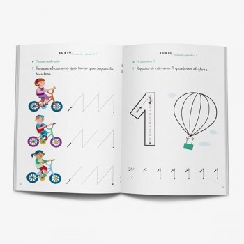 CUADERNO RUBIO EDUCACION INFANTIL 2 - LOS MEDIOS DE TRANSPORTE