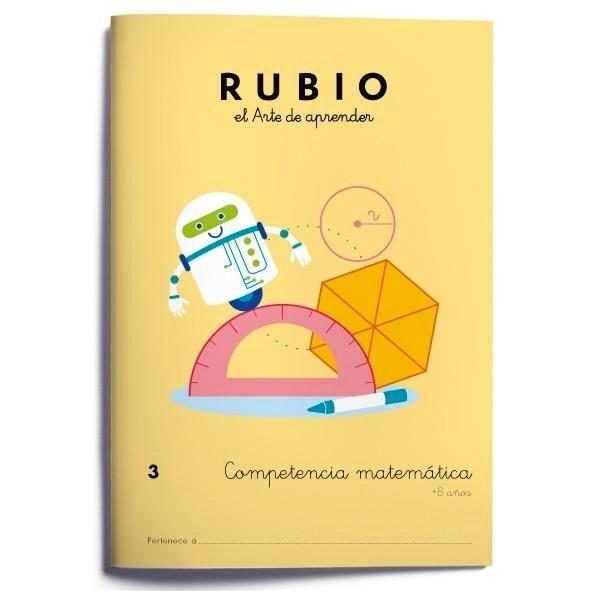 CUADERNO RUBIO COMPETENCIA MATEMÁTICA 3 (+8 AÑOS)