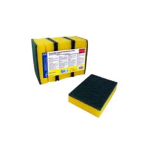 SALVAUÑAS FIBRA VERDE PACK DE 6 UNIDADES