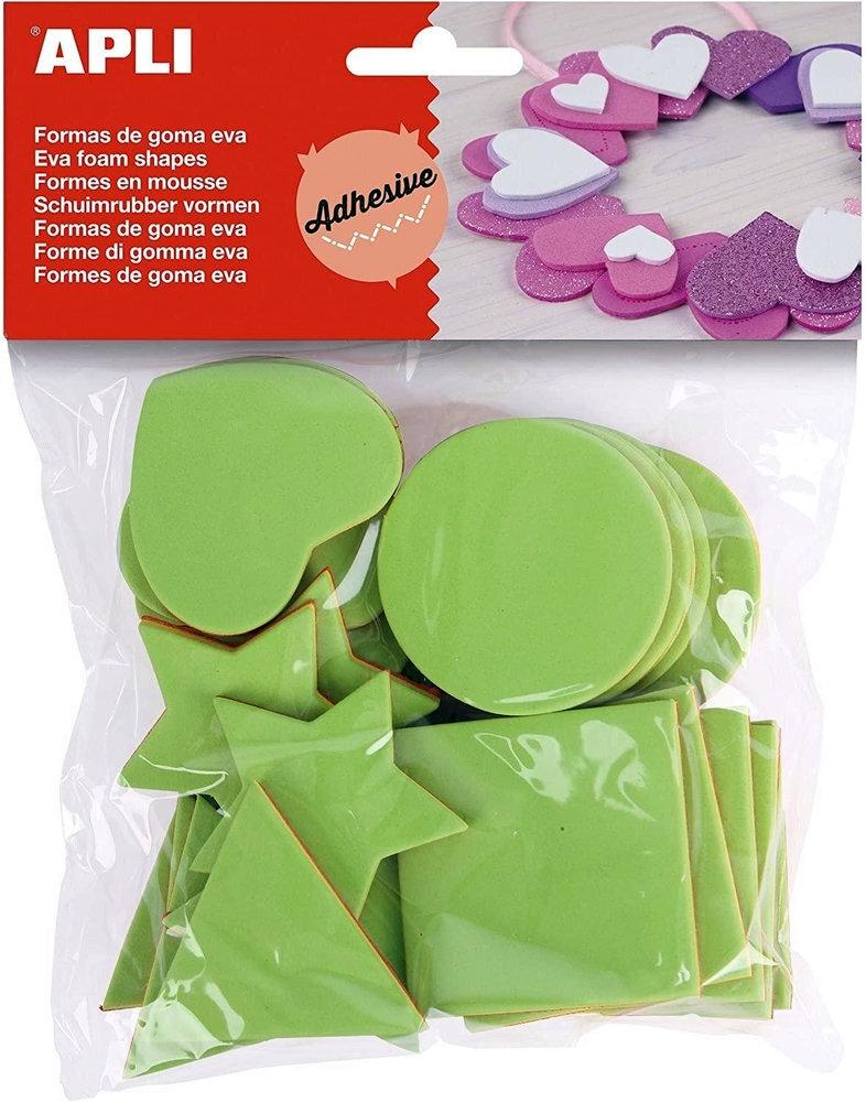 GOMA EVA FORMAS GEMETRICAS 25 UD
