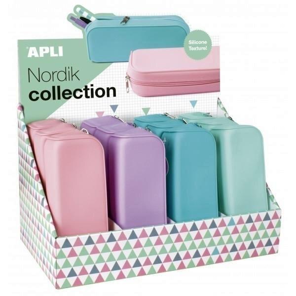 ESTUCHE SILICONA NORDIK APLI - COLORES SURTIDOS