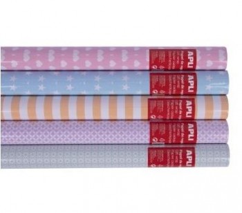 APLI PAPEL DE REGALO NORDIK 0,70X2M