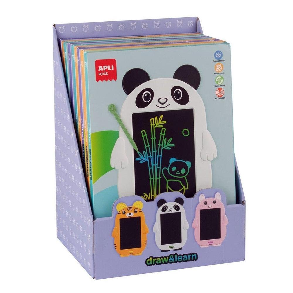 PIZARRA APLI LCD DISEÑO ANIMALES (TIGRE-OSO-CONEJO)