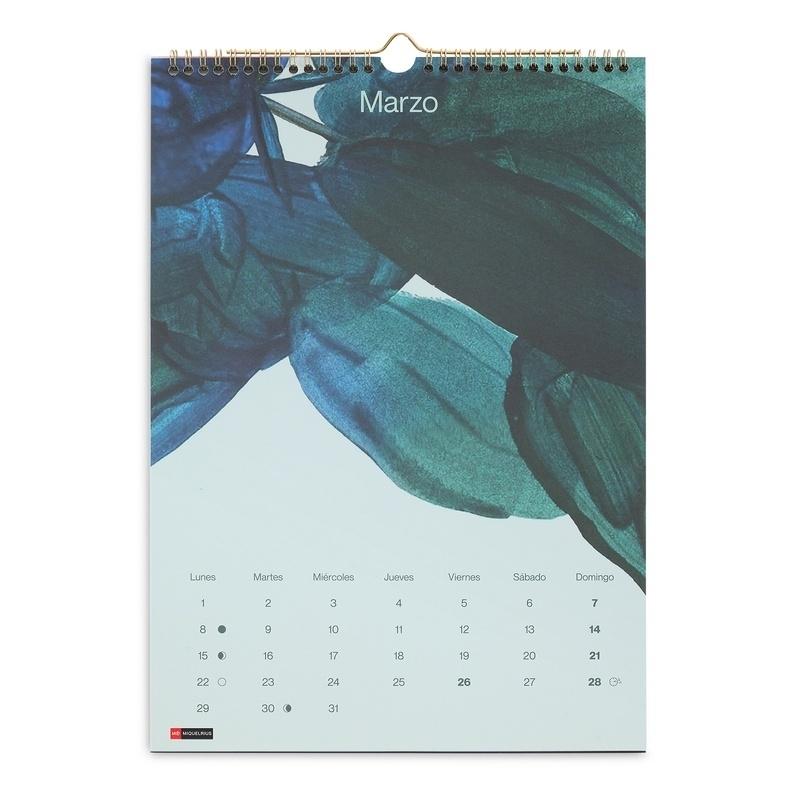 CALENDARIO PARED 2027 28x39,7 ACUARELA