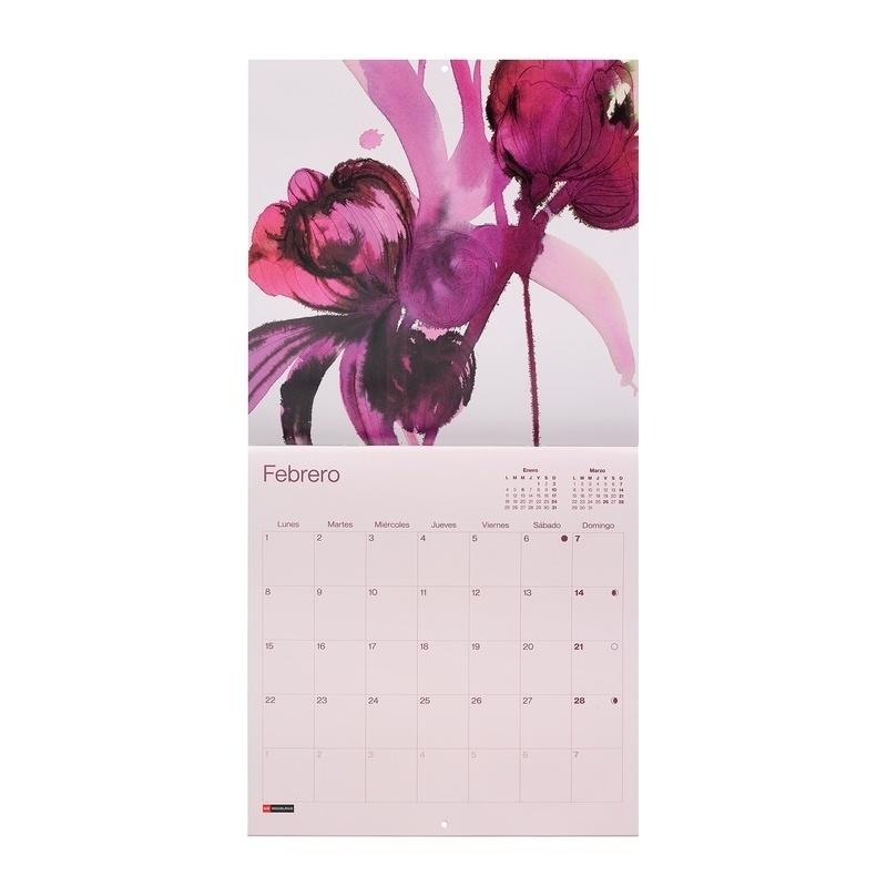 CALENDARIO PARED 2027 30X30 ACUARELA