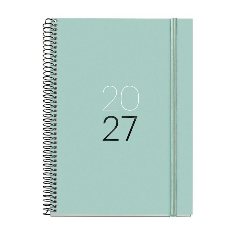 AGENDA ANUAL 2027  ESPIRAL PLUS (155X213) S/V CALM AQUA