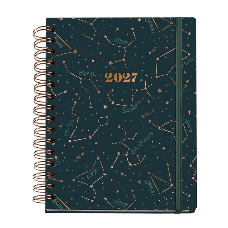 AGENDA ANUAL 2027  PLUS (155X213) WIRE-O S/V CONSTELLATIONS