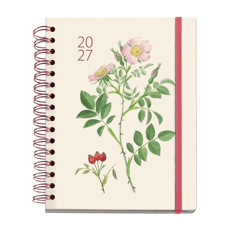 AGENDA ANUAL 2027  PLUS (155X213) WIRE-O S/V ROSAE ENTREDOS