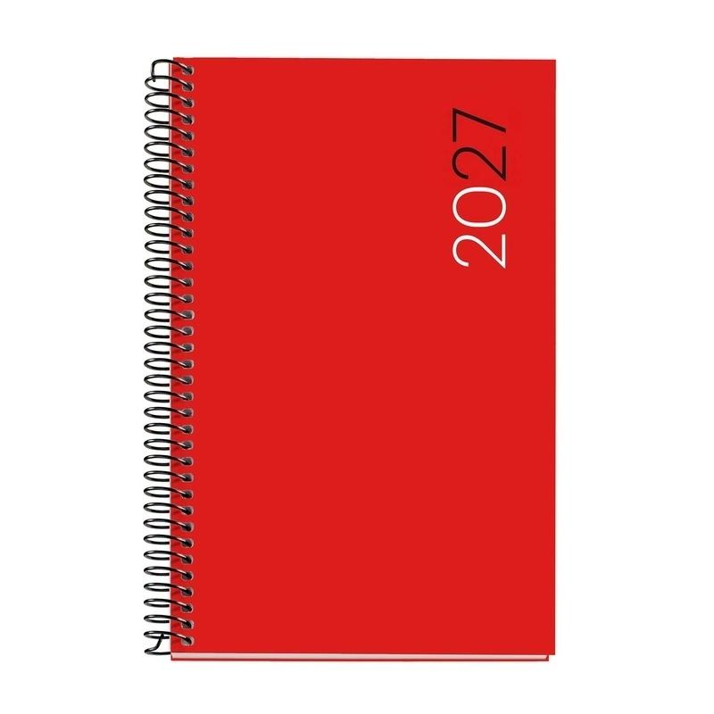 AGENDA ANUAL 2027  ESPIRAL ACTIVA (117X182) S/V PP CITY ROJO
