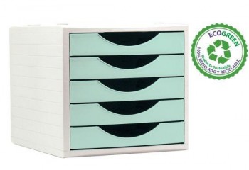 MODULO 5 CAJONES COLOR PASTEL