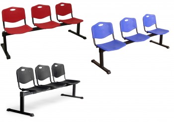 BANCADA POZOHONDO 3 PLAZAS PVC