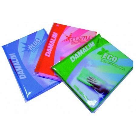BAYETA DAMALIM MICROFIBRA ECO 40X40 COLOR ROJO