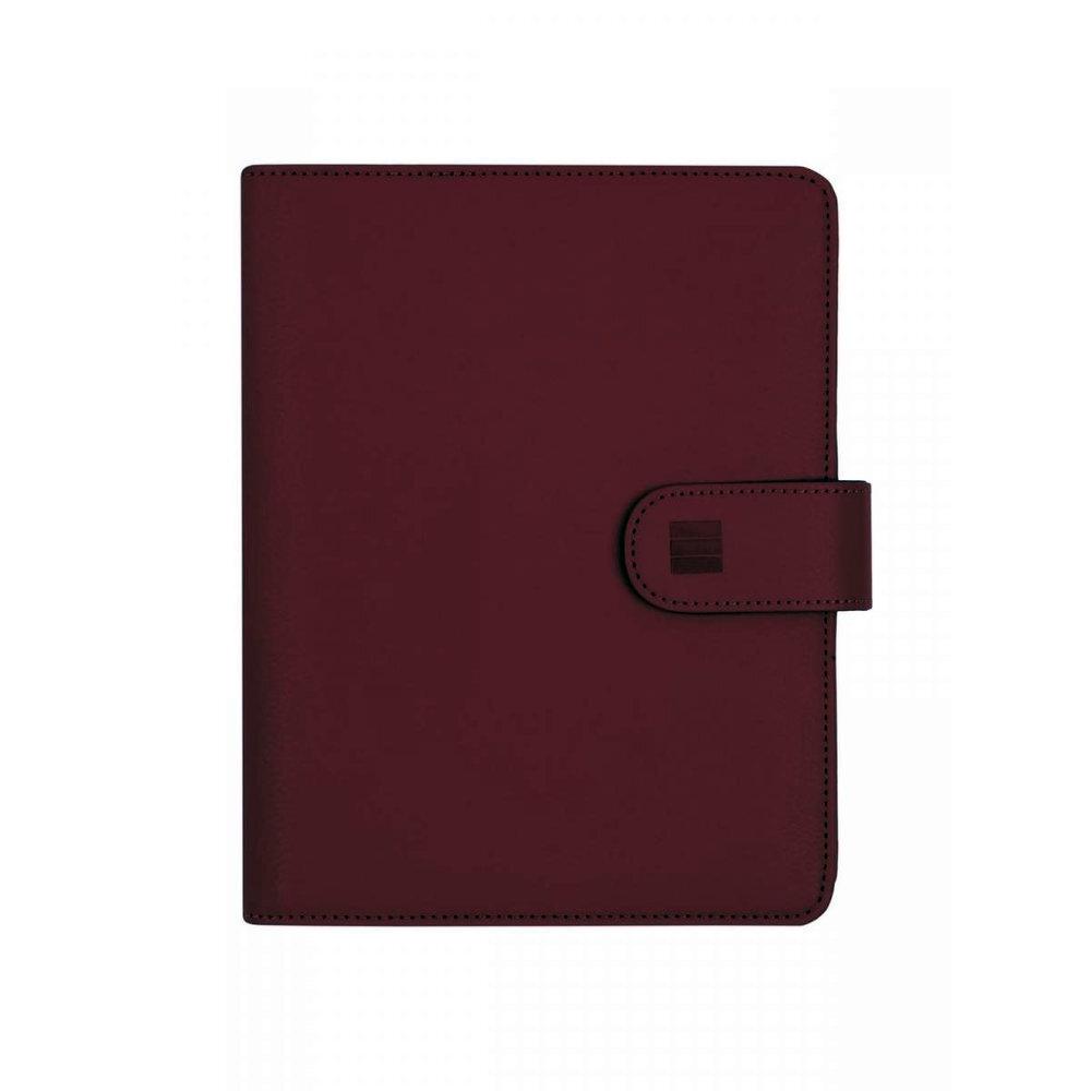 AGENDA OPEN TROYA 500 117X181MM, S/V COLOR BURDEOS FINOCAM