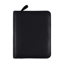AGENDA ANILLAS 2027 OPEN  CREMALLERA PIEL ANDREA 500 SVV NEGRO  117x181 mm