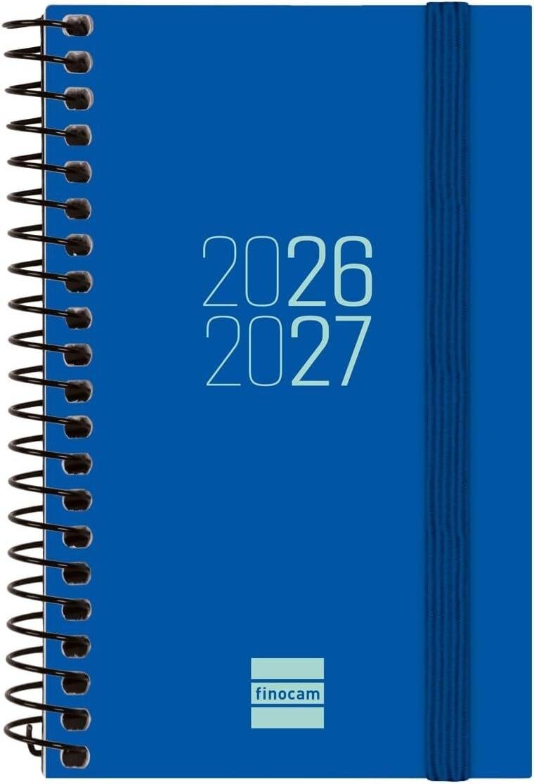 (26) AGENDA ESCOLAR 2026-2027 ESPIRAL 79X127 MM SVH AZUL+