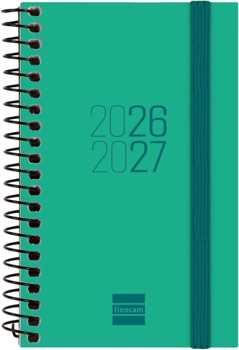 (26) AGENDA ESCOLAR 2026-2027 ESPIRAL 79X127 MM SVH VERDE+