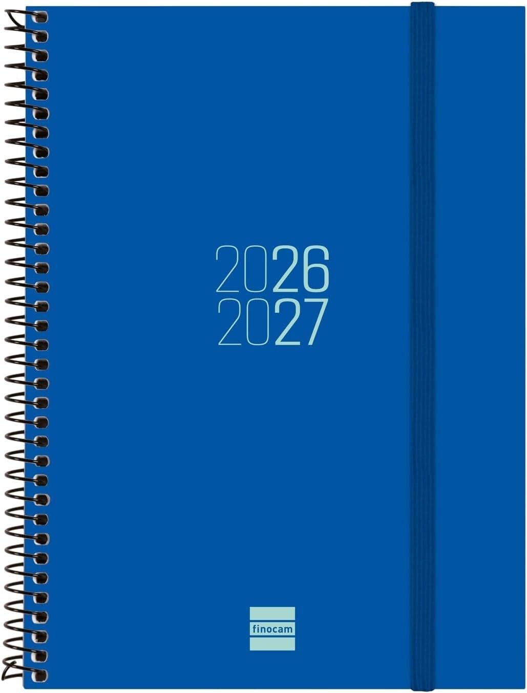 (26) AGENDA ESCOLAR 2026-2027 ESPIRAL 155X212 MM SVH AZUL+